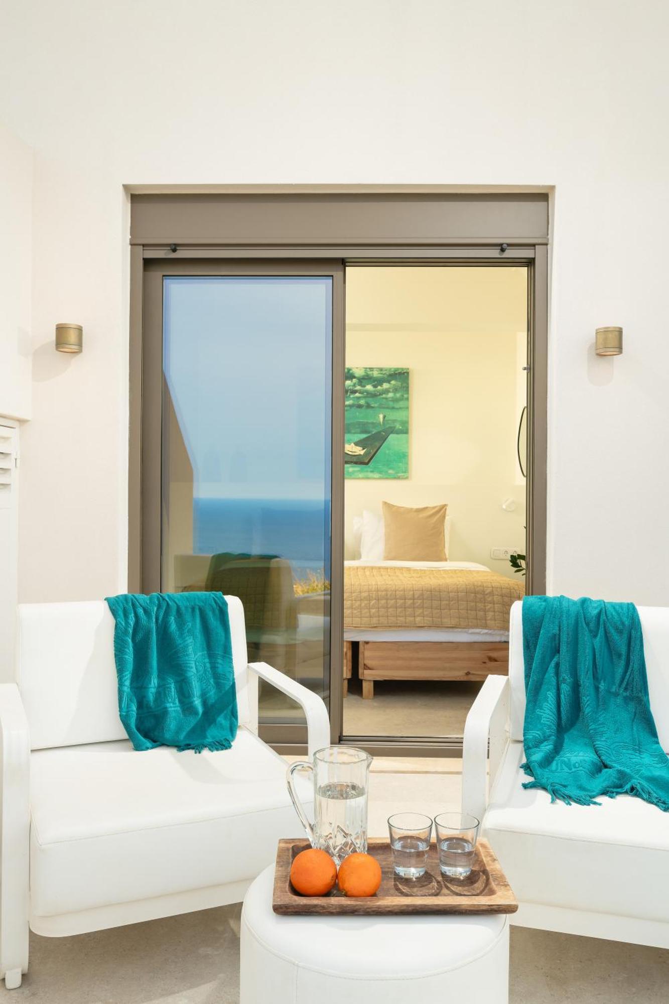 Minimalist Mediterranean Blue Key Villa With Sea View & Infinity Heated Pool Agia Pelagia  Exterior photo