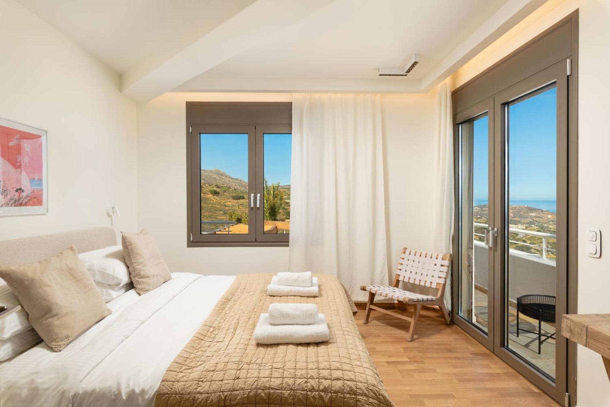 Minimalist Mediterranean Blue Key Villa With Sea View & Infinity Heated Pool Agia Pelagia  Exterior photo